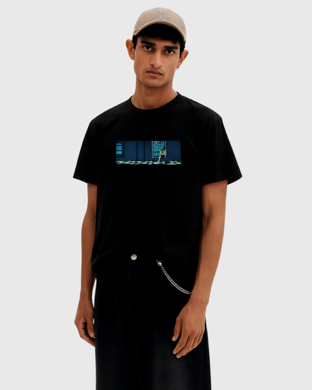 Pair Khwab Embroidered Tees + Blue Jeans Short